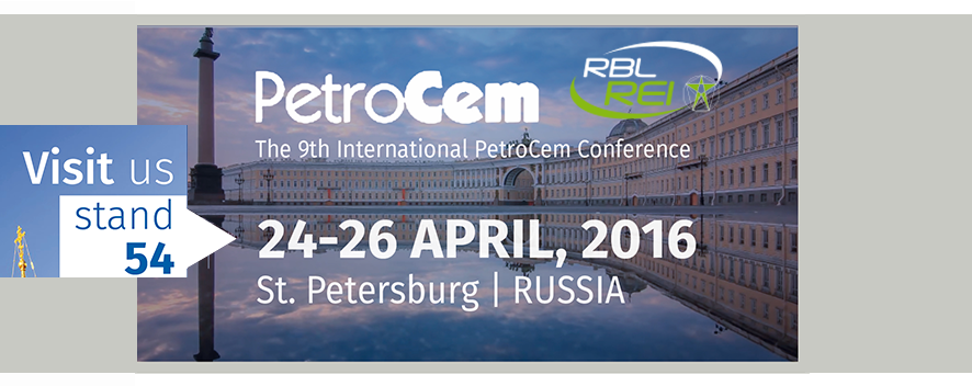 PETROCEM 2016 // April 24 to 26 - 2016 // St. Petersburg