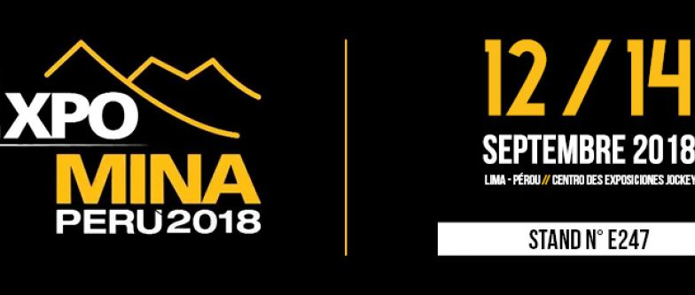 EXPOMINA 2018 // Del 12 al 14 de septiembre de 2018 // Lima - Perú