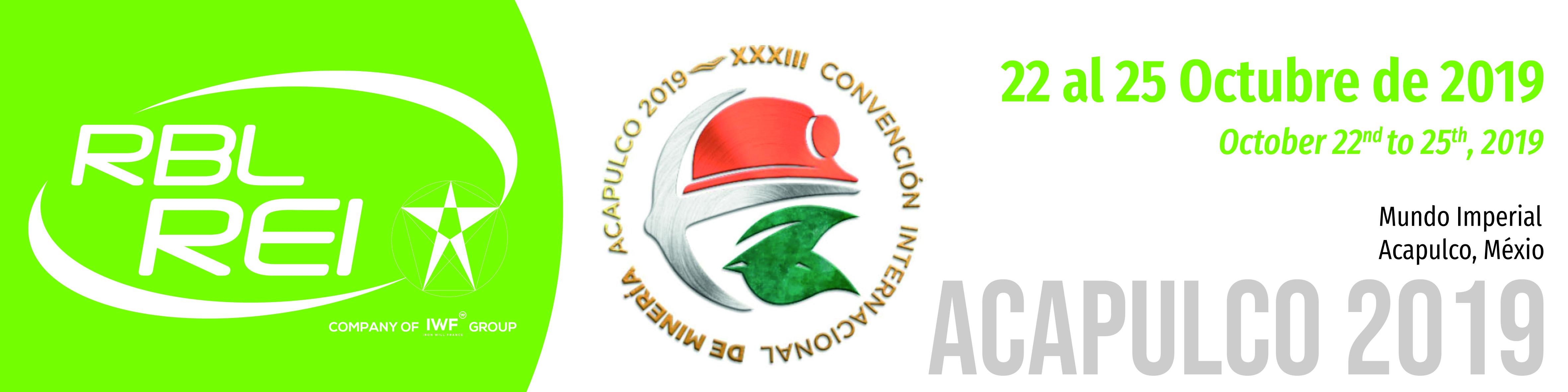 Convention Minière 2019 // 22 - 25 Octobre 2019 // Acapulco - Mexique